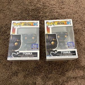 Two Limited Edition - T’ CHAKA Black Panther Funko Pop Hollywood Exclusive # 867